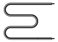 Resistencia tubular en acero inoxidable y cobre.